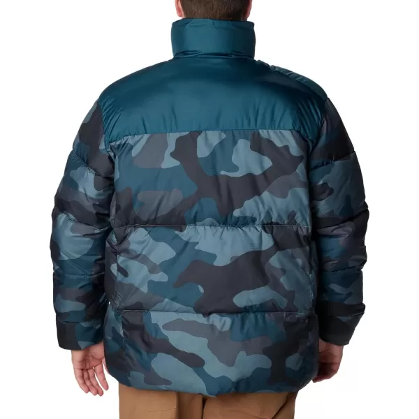 Columbia Mens Puffect Ii JacketMetal Mod Camo Print Night Wave