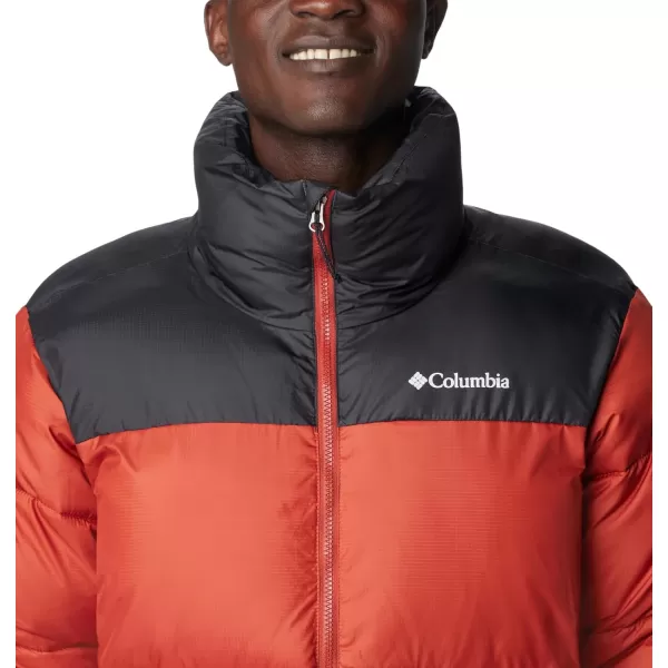 Columbia Mens Puffect Ii JacketWarp Red Shark