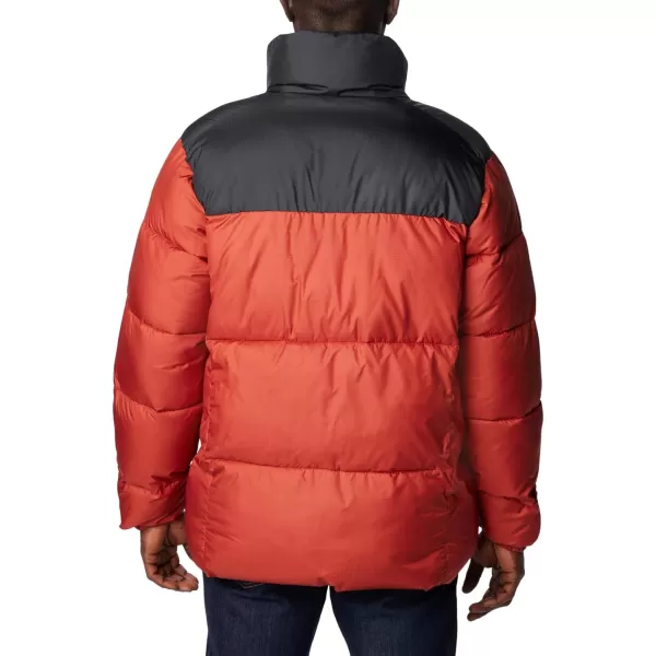 Columbia Mens Puffect Ii JacketWarp Red Shark