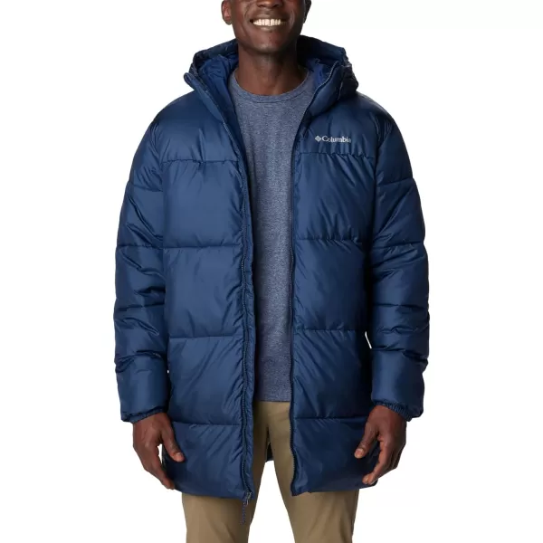 Columbia Mens Puffect ParkaCollegiate Navy