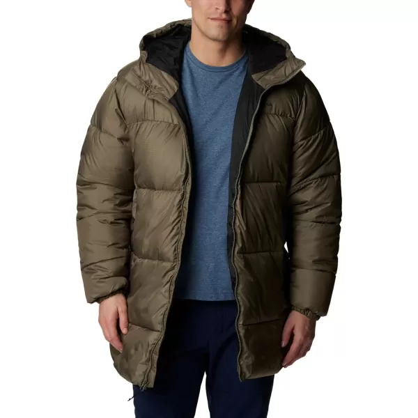 Columbia Mens Puffect ParkaStone Green