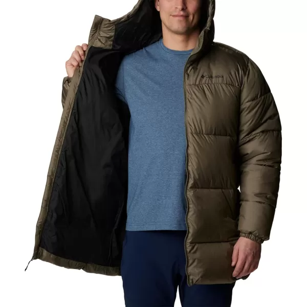 Columbia Mens Puffect ParkaStone Green