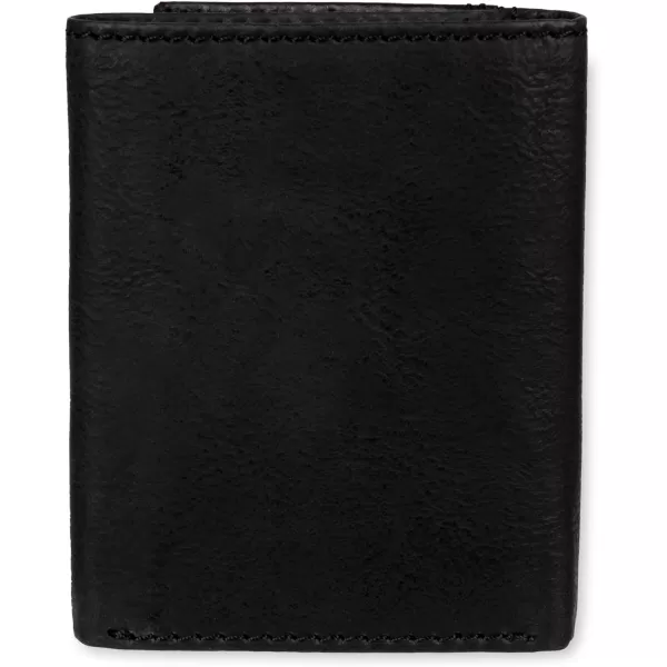 Columbia Mens RFID Trifold WalletBlack Stitch