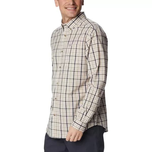 Columbia Mens Rapid Rivers Ii Long Sleeve ShirtAncient Fossil Gingham