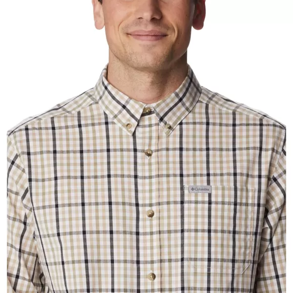 Columbia Mens Rapid Rivers Ii Long Sleeve ShirtAncient Fossil Gingham