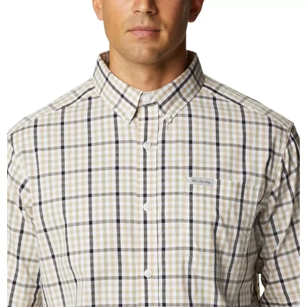 Columbia Mens Rapid Rivers Ii Long Sleeve ShirtAncient Fossil Multi Gingham Black