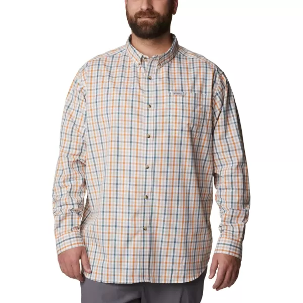 Columbia Mens Rapid Rivers Ii Long Sleeve ShirtAncient Fossil Multi Gingham Orange