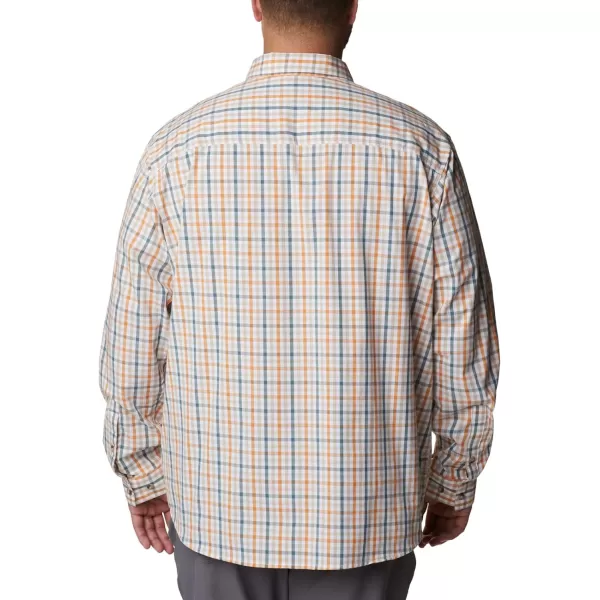 Columbia Mens Rapid Rivers Ii Long Sleeve ShirtAncient Fossil Multi Gingham Orange