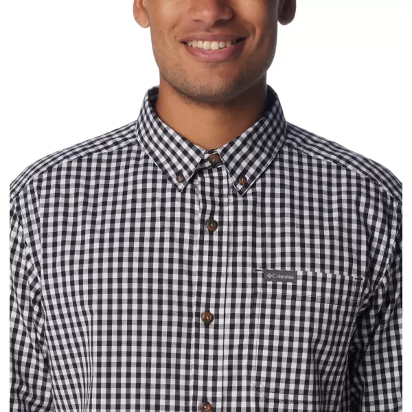 Columbia Mens Rapid Rivers Ii Long Sleeve ShirtBlack Everyday Gingham