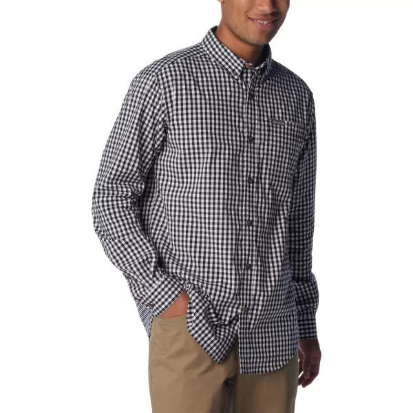 Columbia Mens Rapid Rivers Ii Long Sleeve ShirtBlack Everyday Gingham