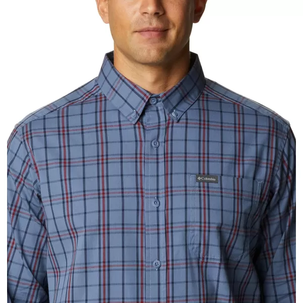 Columbia Mens Rapid Rivers Ii Long Sleeve ShirtBluestone Tartan Grid