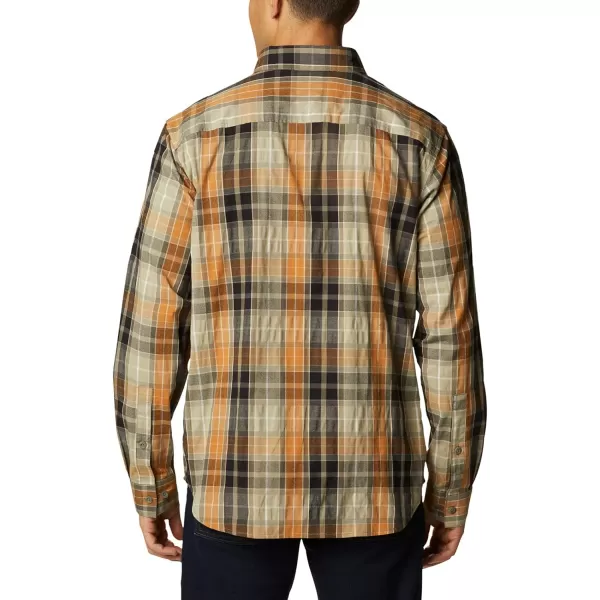 Columbia Mens Rapid Rivers Ii Long Sleeve ShirtCanyon Gold Multi Plaid