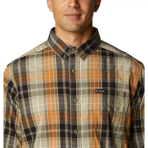 Columbia Mens Rapid Rivers Ii Long Sleeve ShirtCanyon Gold Multi Plaid