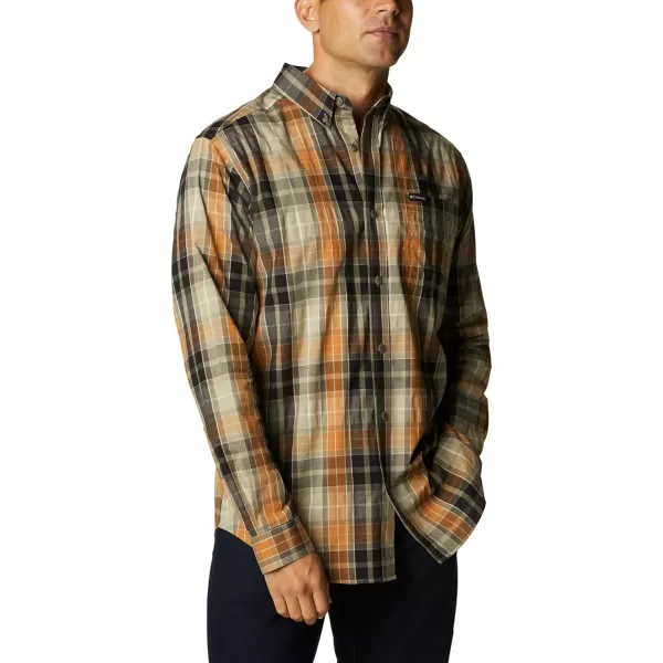 Columbia Mens Rapid Rivers Ii Long Sleeve ShirtCanyon Gold Multi Plaid