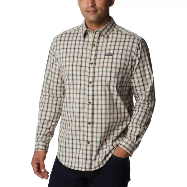 Columbia Mens Rapid Rivers Ii Long Sleeve ShirtCordovan Multi Gingham