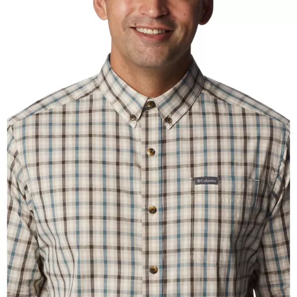 Columbia Mens Rapid Rivers Ii Long Sleeve ShirtCordovan Multi Gingham