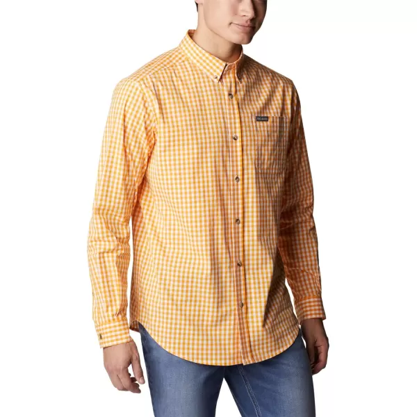 Columbia Mens Rapid Rivers Ii Long Sleeve ShirtMango Gingham