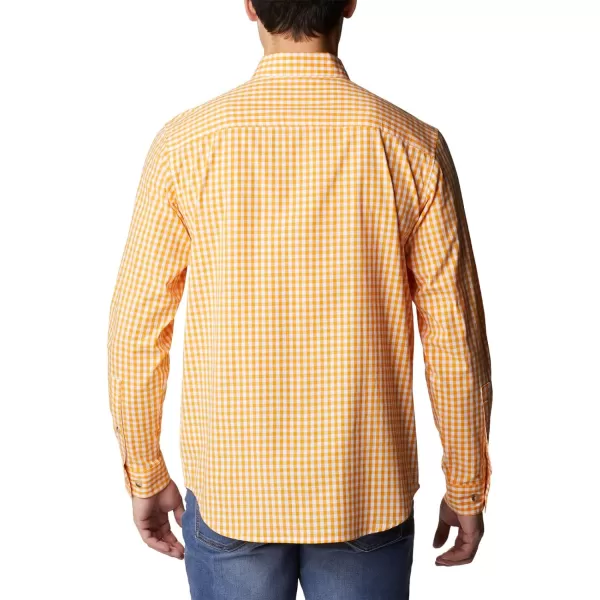 Columbia Mens Rapid Rivers Ii Long Sleeve ShirtMango Gingham