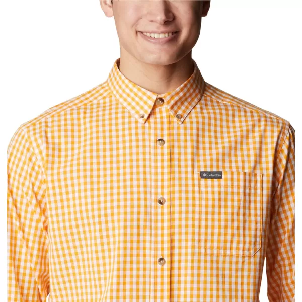 Columbia Mens Rapid Rivers Ii Long Sleeve ShirtMango Gingham