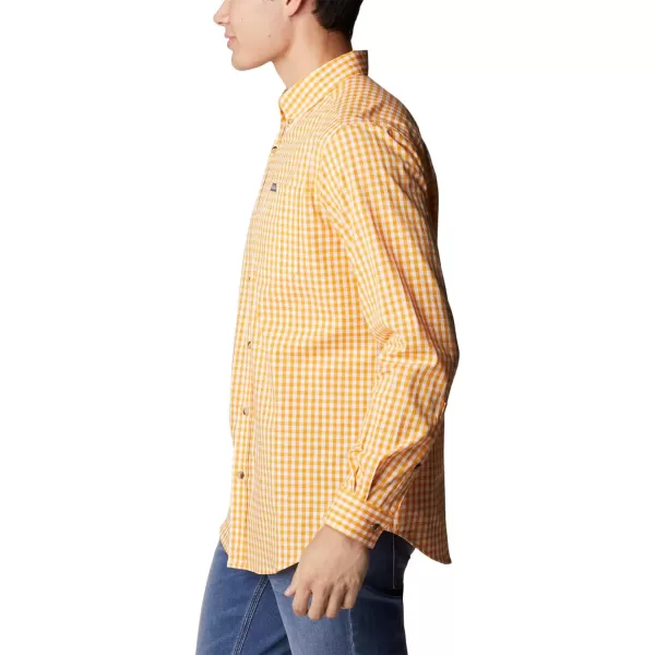 Columbia Mens Rapid Rivers Ii Long Sleeve ShirtMango Gingham