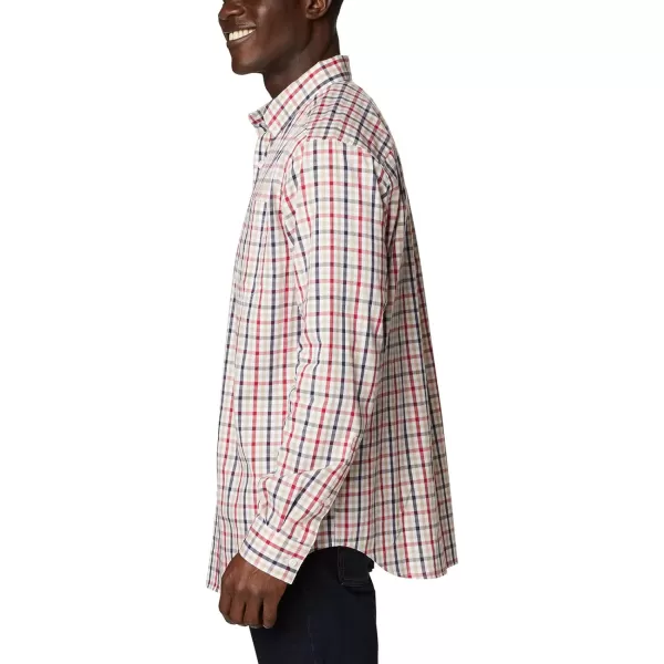 Columbia Mens Rapid Rivers Ii Long Sleeve ShirtMountain Red Multi Gingham