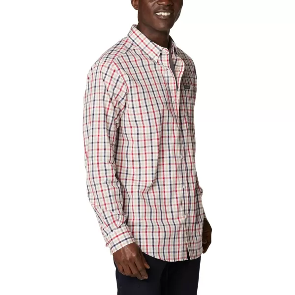 Columbia Mens Rapid Rivers Ii Long Sleeve ShirtMountain Red Multi Gingham