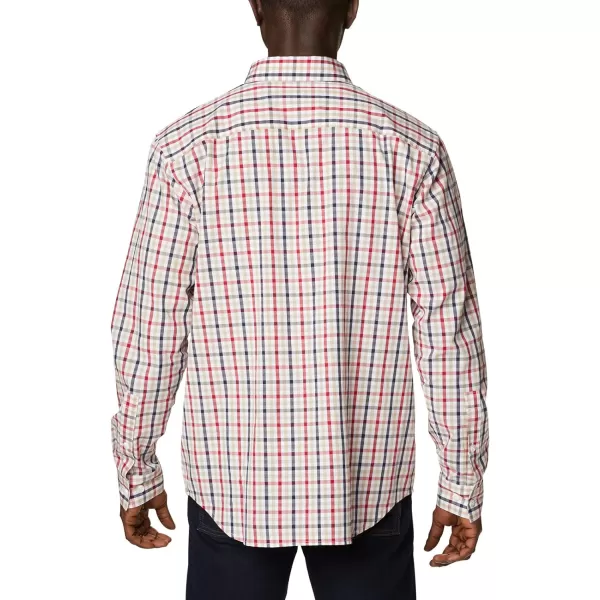 Columbia Mens Rapid Rivers Ii Long Sleeve ShirtMountain Red Multi Gingham