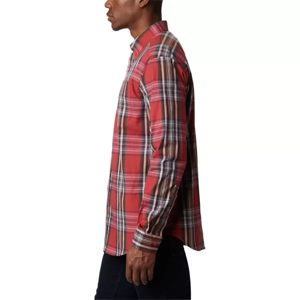 Columbia Mens Rapid Rivers Ii Long Sleeve ShirtMountain Red Multi Plaid Ii