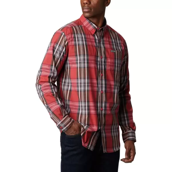 Columbia Mens Rapid Rivers Ii Long Sleeve ShirtMountain Red Multi Plaid Ii