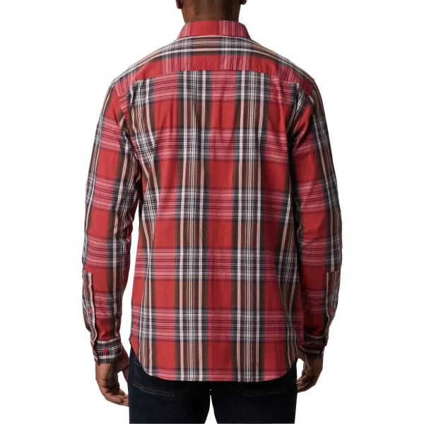 Columbia Mens Rapid Rivers Ii Long Sleeve ShirtMountain Red Multi Plaid Ii