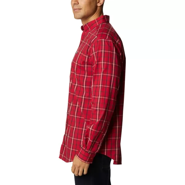 Columbia Mens Rapid Rivers Ii Long Sleeve ShirtMountain Red Tartan Grid