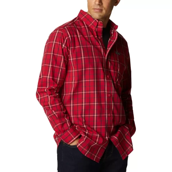 Columbia Mens Rapid Rivers Ii Long Sleeve ShirtMountain Red Tartan Grid