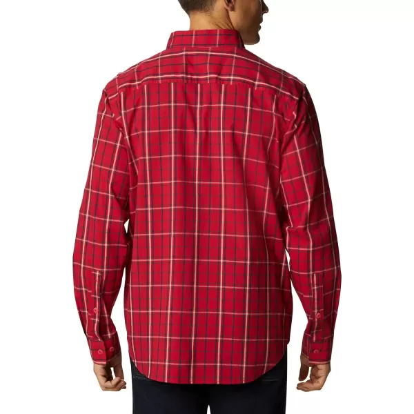 Columbia Mens Rapid Rivers Ii Long Sleeve ShirtMountain Red Tartan Grid