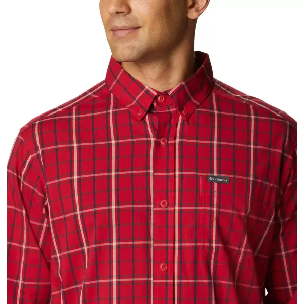 Columbia Mens Rapid Rivers Ii Long Sleeve ShirtMountain Red Tartan Grid