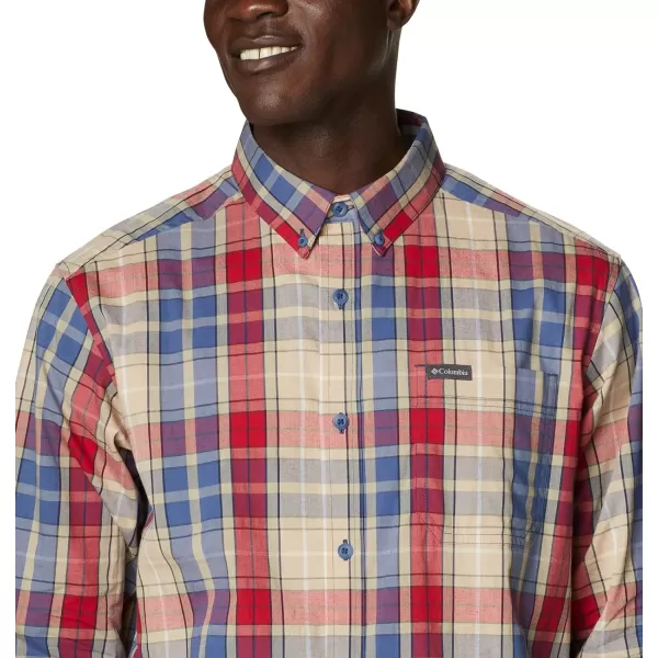 Columbia Mens Rapid Rivers Ii Long Sleeve ShirtNight Tide Multi Plaid