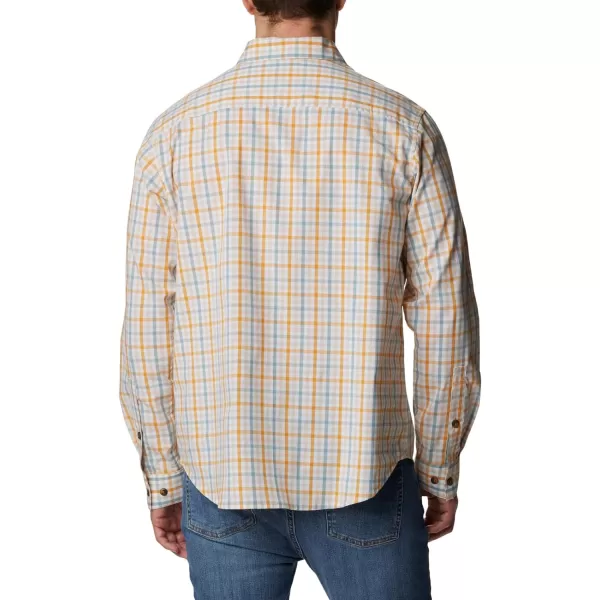 Columbia Mens Rapid Rivers Ii Long Sleeve ShirtRaw Honey Everyday Gingham