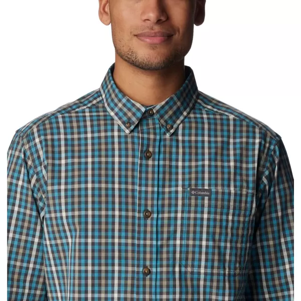 Columbia Mens Rapid Rivers Ii Long Sleeve ShirtShark Everyday Gingham