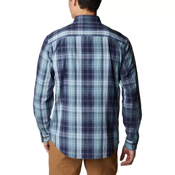 Columbia Mens Rapid Rivers Ii Long Sleeve ShirtSpring Blue Multi Plaid