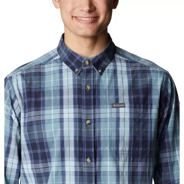 Columbia Mens Rapid Rivers Ii Long Sleeve ShirtSpring Blue Multi Plaid