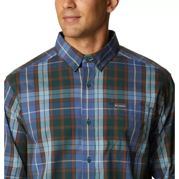 Columbia Mens Rapid Rivers Ii Long Sleeve ShirtSpruce Multi Plaid