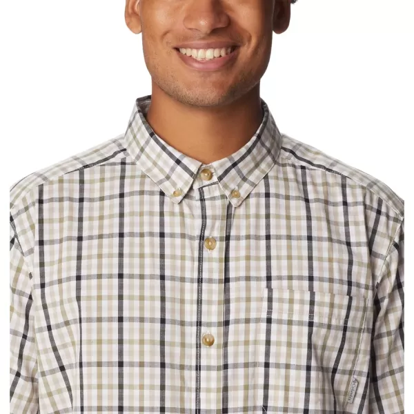 Columbia Mens Rapid Rivers Ii Short Sleeve ShirtAncient Fossil Multi Gingham
