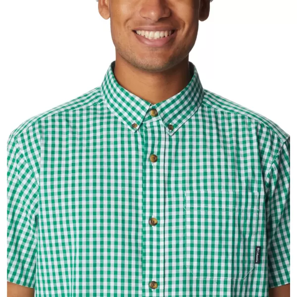 Columbia Mens Rapid Rivers Ii Short Sleeve ShirtBamboo Forest Multi Gingham