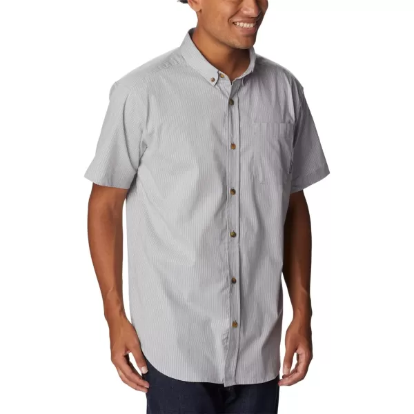 Columbia Mens Rapid Rivers Ii Short Sleeve ShirtColumbia Grey Stripe