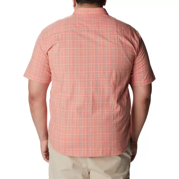 Columbia Mens Rapid Rivers Ii Short Sleeve ShirtCoral Reef Grid