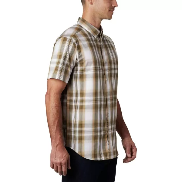 Columbia Mens Rapid Rivers Ii Short Sleeve ShirtCrouton Ombre Plaid