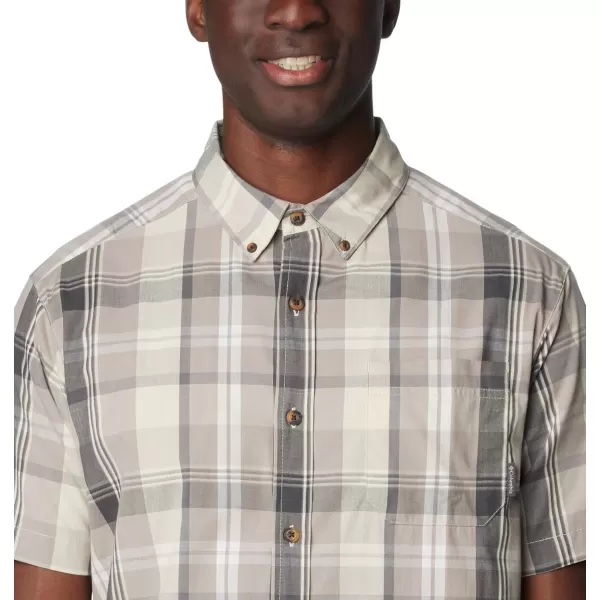 Columbia Mens Rapid Rivers Ii Short Sleeve ShirtFlint Grey Multi Plaid