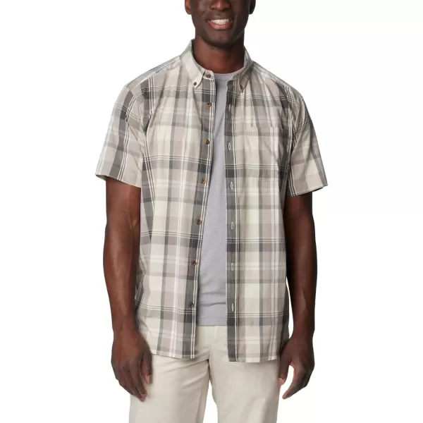 Columbia Mens Rapid Rivers Ii Short Sleeve ShirtFlint Grey Multi Plaid