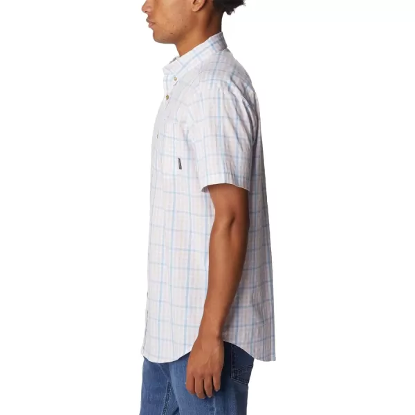 Columbia Mens Rapid Rivers Ii Short Sleeve ShirtJet Stream Multi Gingham