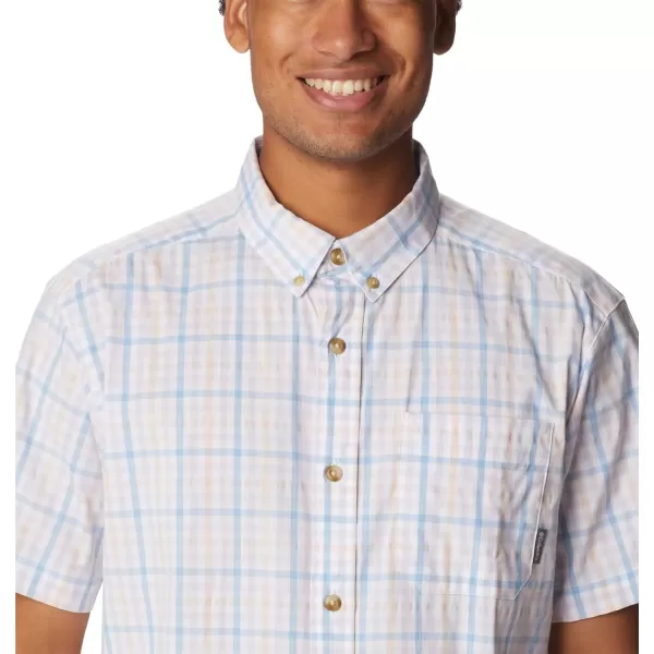 Columbia Mens Rapid Rivers Ii Short Sleeve ShirtJet Stream Multi Gingham