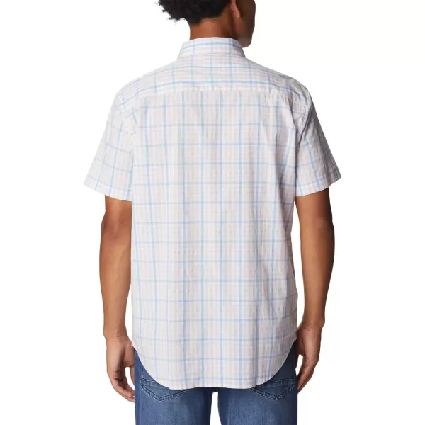 Columbia Mens Rapid Rivers Ii Short Sleeve ShirtJet Stream Multi Gingham